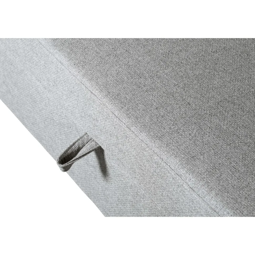 Soffa med förvaring grå 214 cm bred + Fläckborttagare för möbler