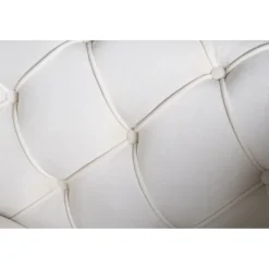 Soffa med knappar beige sammet 200 cm + Fläckborttagare för möbler