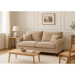 Soffa Memo 3-sits - Ljus mullvad