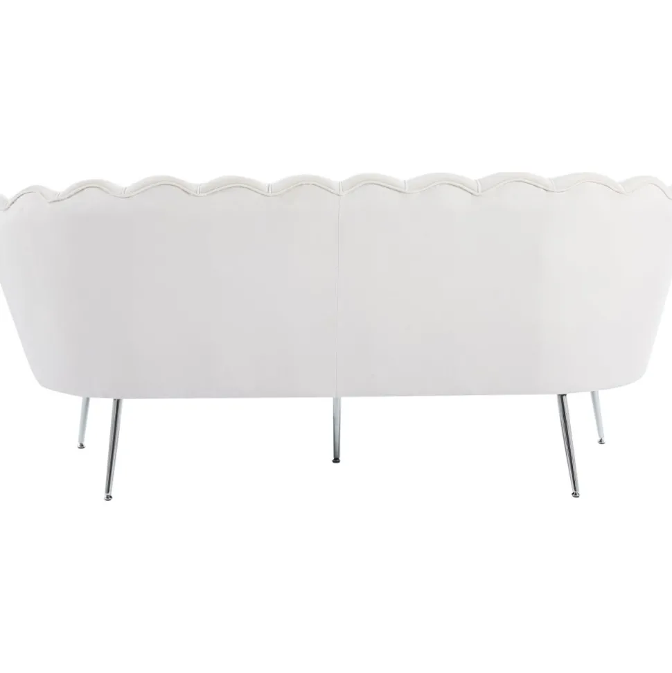 Soffa offwhite 3-sits - 180 cm - Kingsley + Möbeltassar