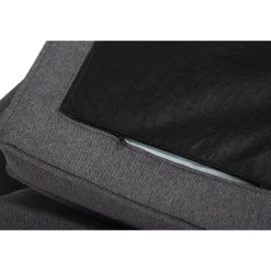 Soffa 4-sits 270 cm antracit tyg - Brandy + Fläckborttagare för möbler