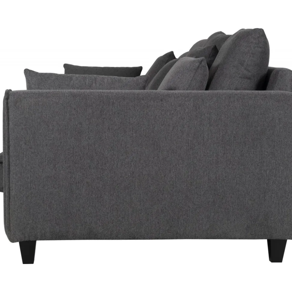 Soffa 4-sits 270 cm antracit tyg - Brandy