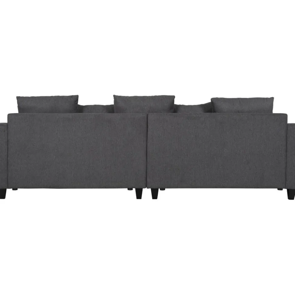 Soffa 4-sits 270 cm antracit tyg - Brandy