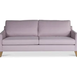 Soffa 3-sits 194 cm Rosa med ekben