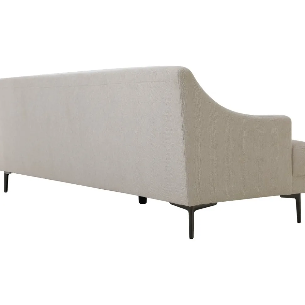 Soffa 3-sits beige modern - Hanna + Textilrengöring för möbler