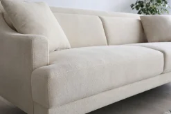Soffa 3-sits beige modern - Hanna + Fläckborttagare för möbler