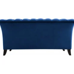 Soffa 2-sits chesterfield blå - Milton