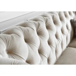 Soffa 2-sits chesterfield beige - Milton