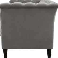 Soffa 2-sits chesterfield grå - Henry