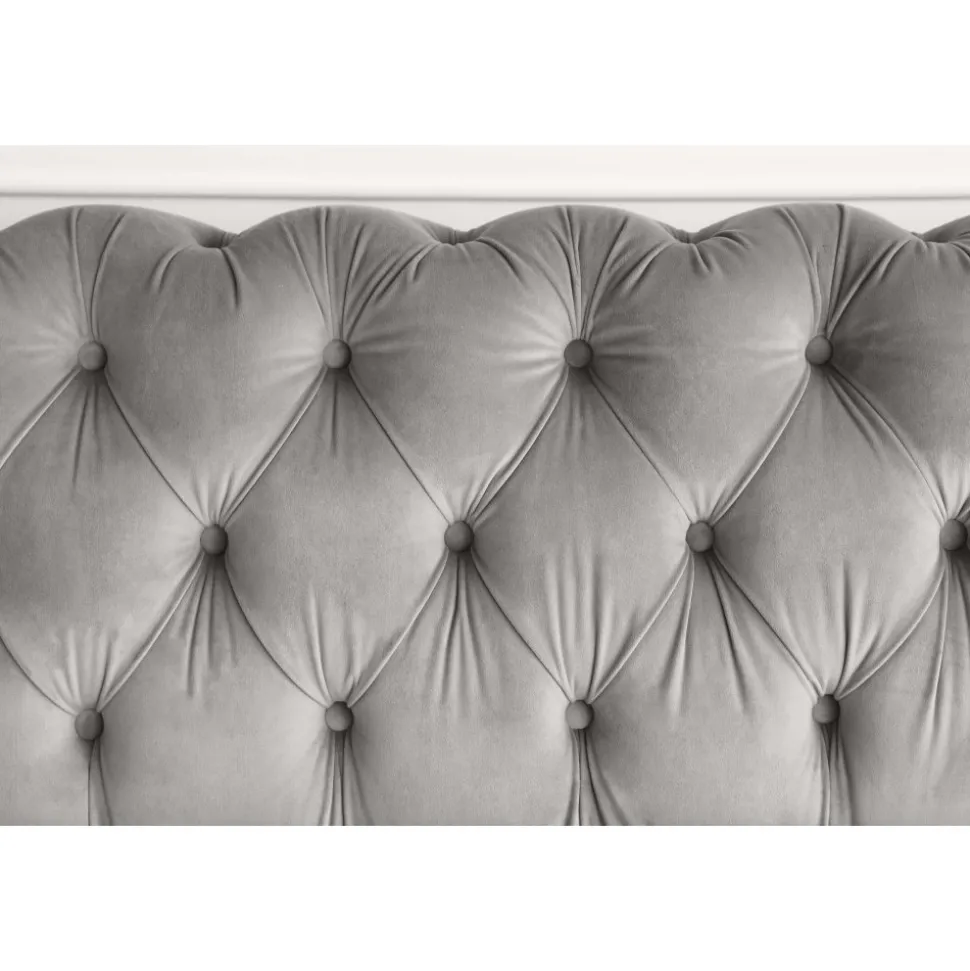 Soffa 2-sits chesterfield grå - Henry