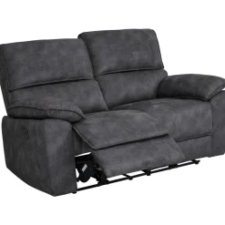 Soffa 2-sits elektrisk ställbar recliner - Grå