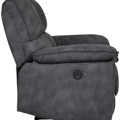 Soffa 2-sits elektrisk ställbar recliner - Grå