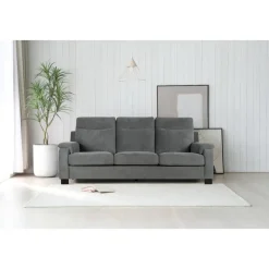 Soffa 3-sits med hög rygg 234 cm - Altlas + Fläckborttagare för möbler