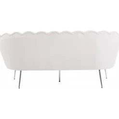 Soffa 3-sits offwhite - Kingsley + Fläckborttagare för möbler