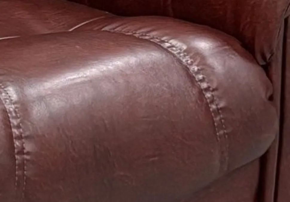 Soffa 3-sits oxblod 178 cm - Rom