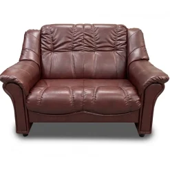 Soffa 2-sits soffa i oxblod - Rom