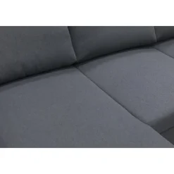 Soffa u-soffa 309 cm mörkgrått tyg - Solna + Fläckborttagare för möbler