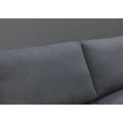 Soffa u-soffa 309 cm mörkgrått tyg - Solna + Fläckborttagare för möbler