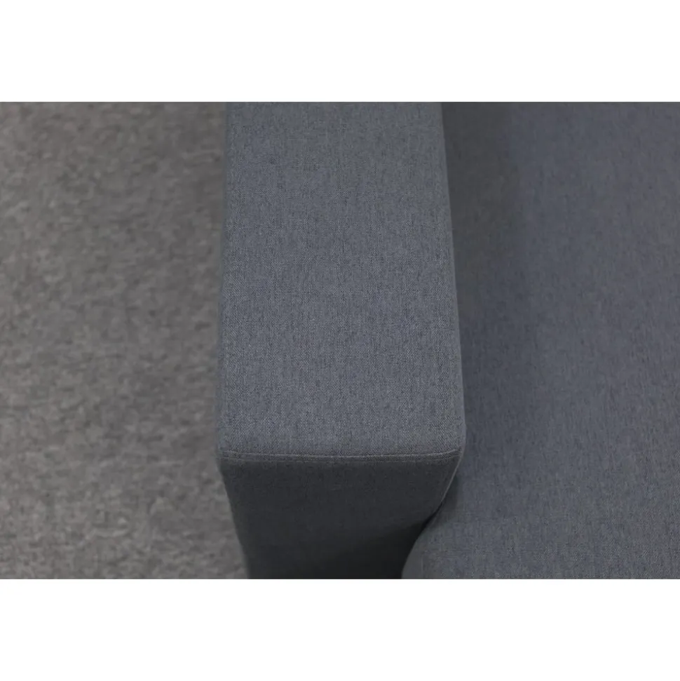 Soffa u-soffa 309 cm mörkgrått tyg - Solna + Fläckborttagare för möbler