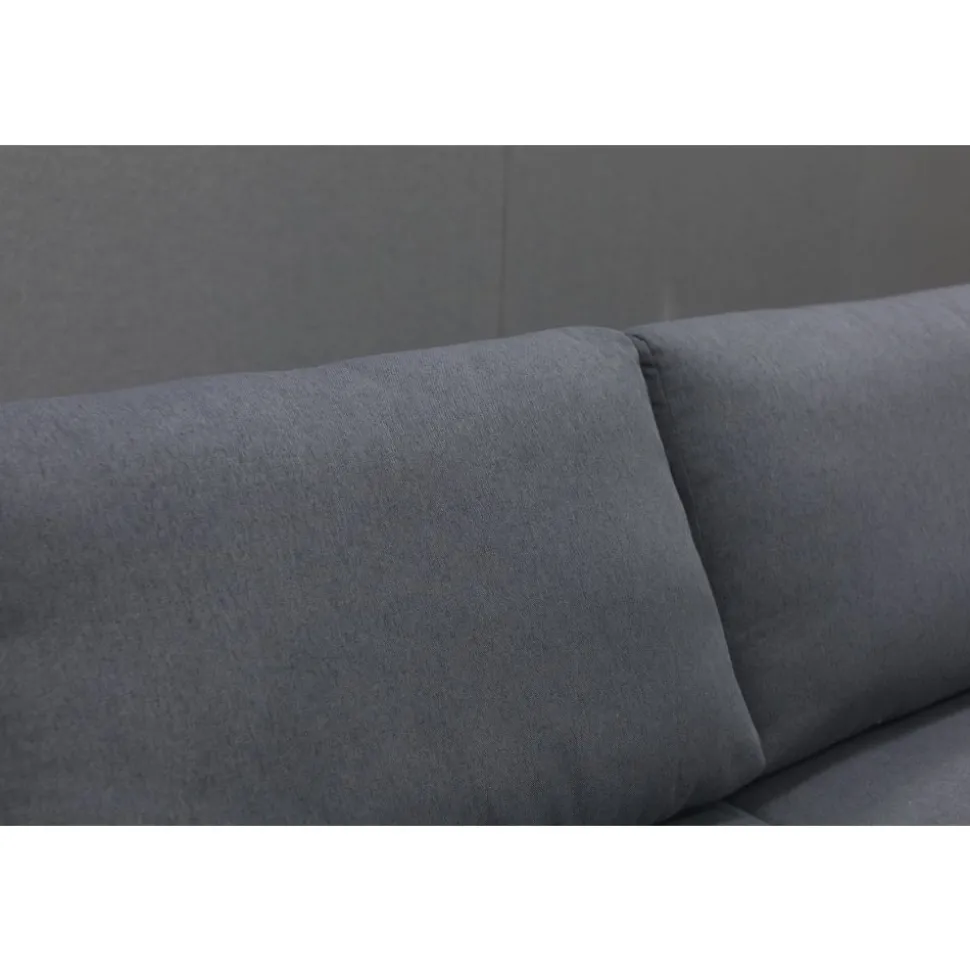 Soffa u-soffa 309 cm mörkgrått tyg - Solna + Textilrengöring för möbler