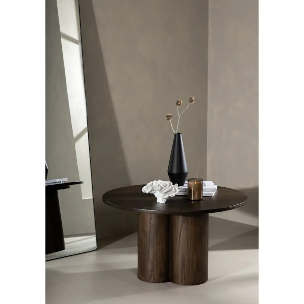 Soffbord Ø80 cm mocka - Olivia