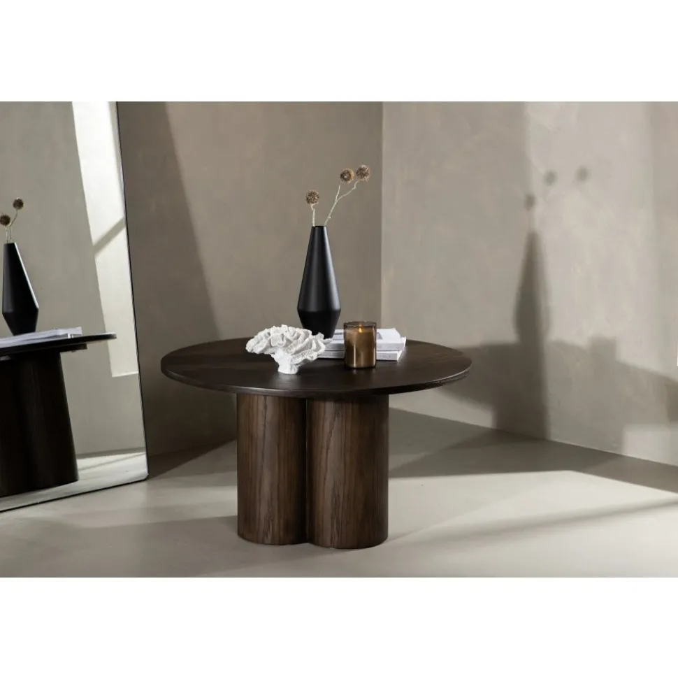 Soffbord Ø80 cm mocka - Olivia