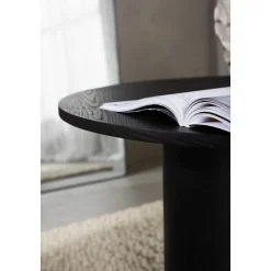 Soffbord Ø80 cm svart - Olivia