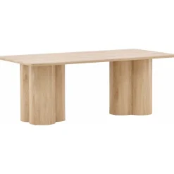 Soffbord 120 x 60 cm whitewash - Olivia