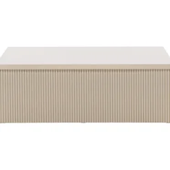Soffbord beige 90x90 cm - Lennox