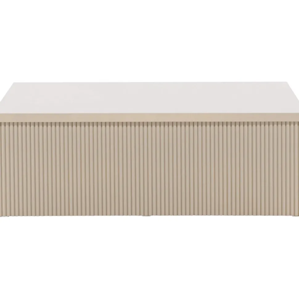 Soffbord beige 90x90 cm - Lennox