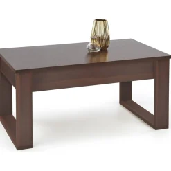 Soffbord med lådor valnöt 110x60 cm