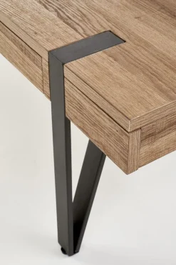 Soffbord med lådor Valnöt/svart - Nevil