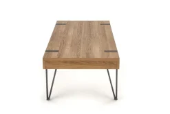 Soffbord med lådor Valnöt/svart - Nevil + Textilrengöring för möbler