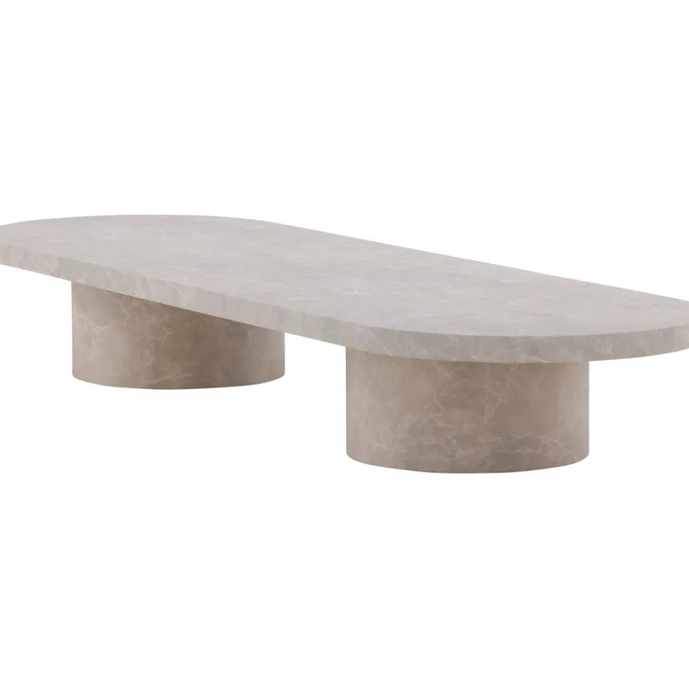 Soffbord Narvik 190 cm - Beige + Fläckborttagare för möbler