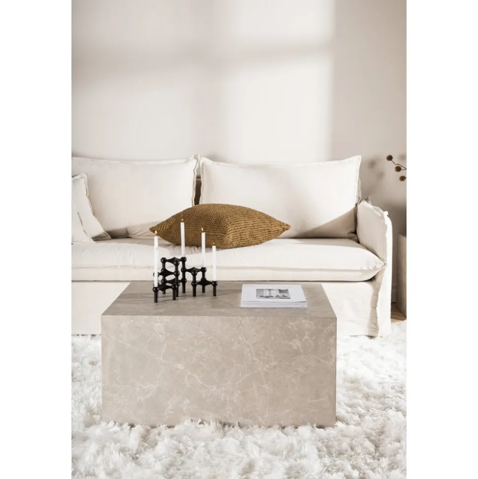 Soffbord 80x60 cm - York + Möbeltassar