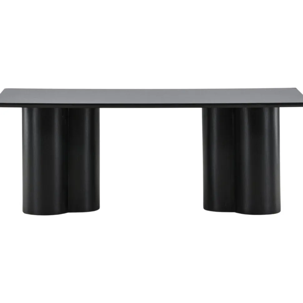 Soffbord 120x60 cm svartbetsat ek - Olivia