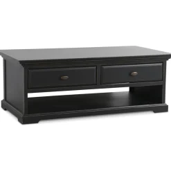 Soffbord med förvaring 130 x 70 cm + Möbeltassar