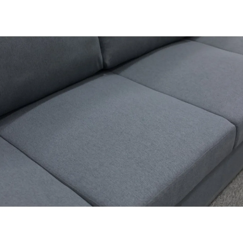 Solna mörkgrå vändbar U-soffa 367 cm