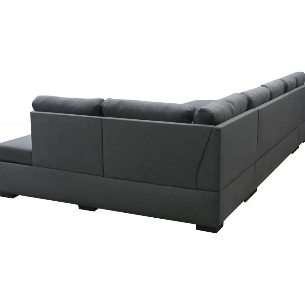 Solna mörkgrå vändbar U-soffa 367 cm