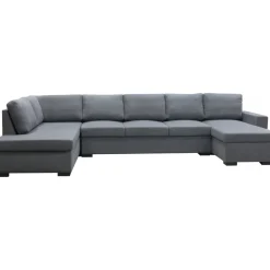 Solna mörkgrå vändbar U-soffa 367 cm