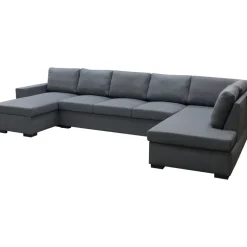 Solna mörkgrå vändbar U-soffa 367 cm
