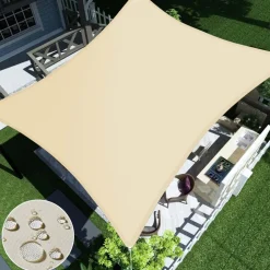 Solsegel 3x3 meter - Beige
