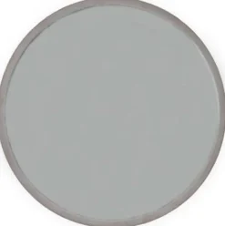 Spegel Ø40 cm ram i ljusrosa sammet