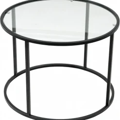 Spree soffbord Ø60 cm - Svart