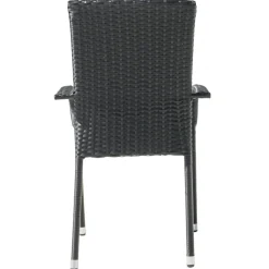 Stapelbar utestol med dyna