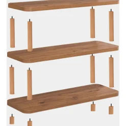 Step bokhylla - Furu