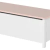 Stephany förvaringskista - Vit/rosa