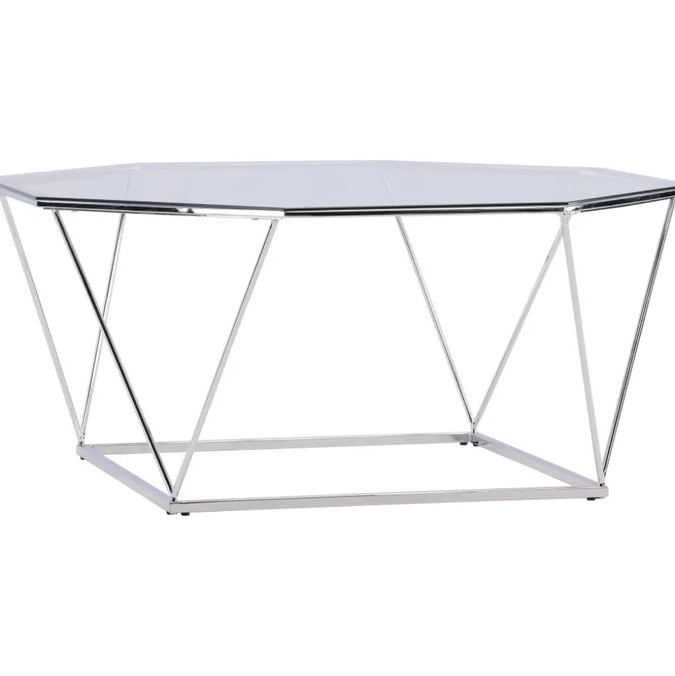 Österlen soffbord 100 x 100 cm - Silver