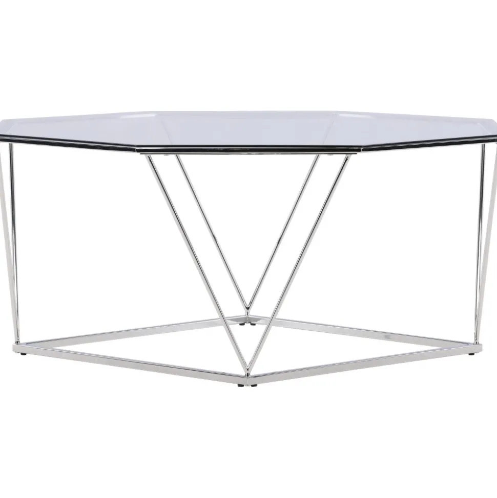 Österlen soffbord 100 x 100 cm - Silver