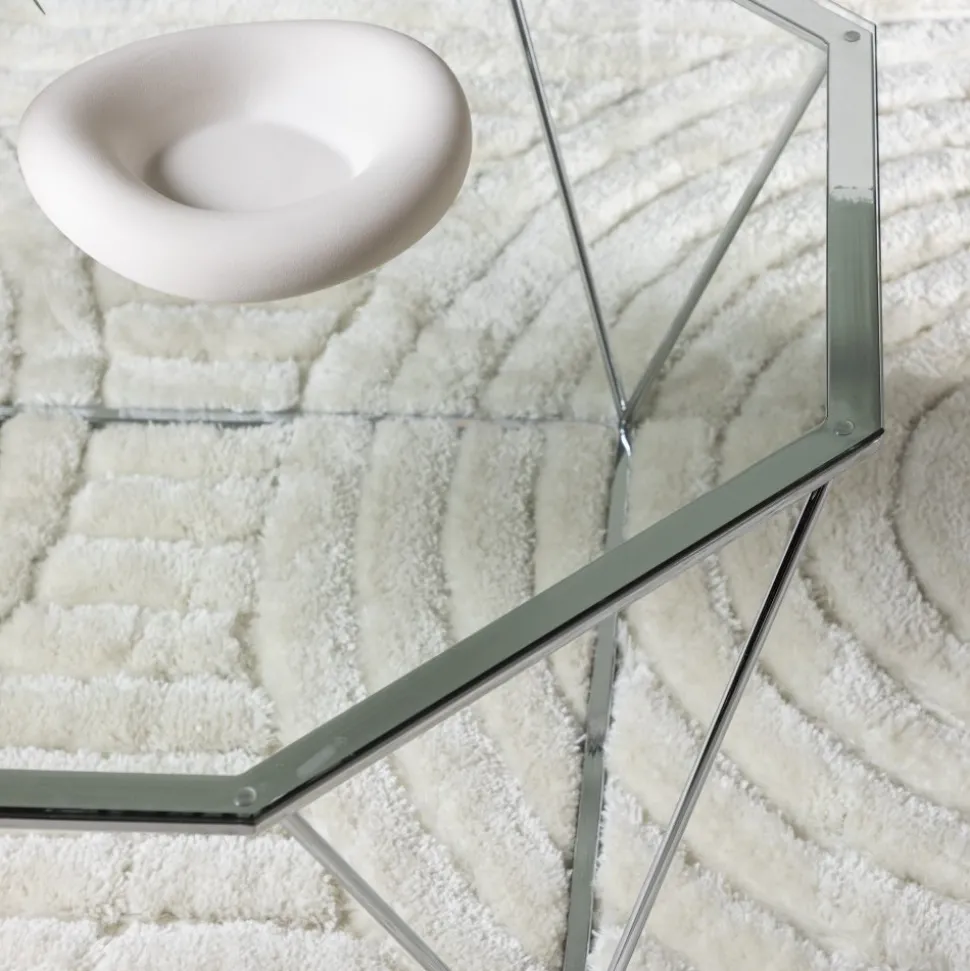 Österlen soffbord 100 x 100 cm - Silver